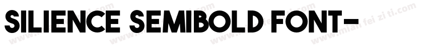 Silience SemiBold font字体转换